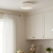Mistaro Minimal Glass Ceiling Lamp - Flush Mount Design for Living Room and Bedroom